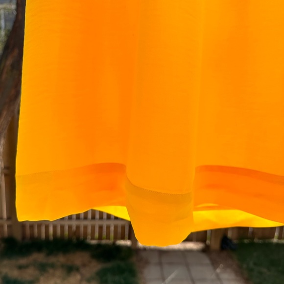 Banana Republic NWT Sunshine Yellow Wedding Guest Halter Tie Neck Dress sz 6 - Picture 11 of 16